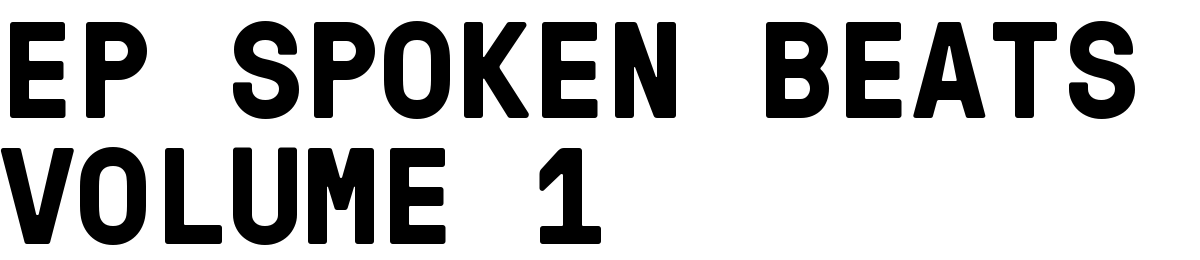 EP SPOKEN BEATS VOLUME 1